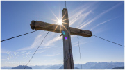 Hirzberg, Gröbming, Sonne, Gipfel, Kreuz, A1_4621-1