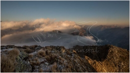 Hornfeldspitz, Sölkpass, Gipfel, Bergfoto, Nebel