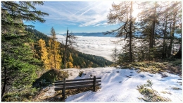 Stoderzinken, Nebel, Aussicht, Herbst, Landschaftsbild