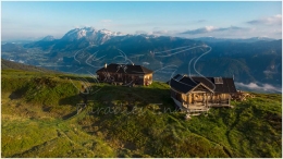 Pleschnitzzinkenhütte, Luftaufnahme, Luftbild, Drohnenbild, Drohenfoto,