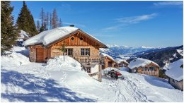 Galsterbergalm_16x9_8049_22-02-13, Paradies Ennstal, Thomas Hofer, Landschaft, Bild, Foto, Aufnahme, Ennstal, Luftbild, Imagetrailer, Schladming Dachstein,  Ennstal Mitte, Grimming, Gemeinde Michaelerberg-Pruggern, Galsterbergalm, Winter, alle Bilder, Alm, Almhütte, Hütte, Schnee