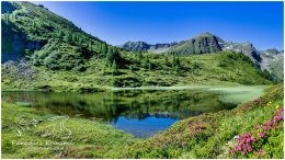 Lemperkarsee-16x9-2800-22-06-26, Paradies Ennstal, Thomas Hofer, Landschaft, Bild, Foto, Aufnahme, Ennstal, Luftbild, Imagetrailer, Schladming Dachstein, Almrausch, Blüte, Ennstal Mitte, Lemperkarsee, Gemeinde Sölk, Sommer, alle Bilder, See, Spiegelung, Wasserspiegelung