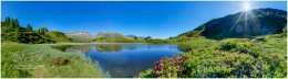 Lemperkarsee-Pan.-35x1-21139x5895px-22-06-26, Paradies Ennstal, Thomas Hofer, Landschaft, Bild, Foto, Aufnahme, Ennstal, Luftbild, Imagetrailer, Schladming Dachstein, Almrausch, Blüte, Sonne, Panoramabild, Ennstal Mitte, Lemperkarsee, Gemeinde Sölk, Sommer, alle Bilder, See, Spiegelung, Wasserspiegelung