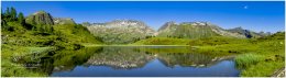 Lemperkarsee-Pan.-36x1-9248x2538px-22-06-26, Paradies Ennstal, Thomas Hofer, Landschaft, Bild, Foto, Aufnahme, Ennstal, Luftbild, Imagetrailer, Schladming Dachstein, Panoramabild, Ennstal Mitte, Lemperkarsee, Gemeinde Sölk, Sommer, alle Bilder, See, Spiegelung, Wasserspiegelung
