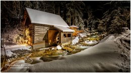 alte-Muehle_A1_6807-3-21-11-27, Paradies Ennstal, Thomas Hofer, Landschaft, Bild, Foto, Aufnahme, Ennstal, Luftbild, Imagetrailer, Schladming Dachstein,  Ennstal West, Rössing, alte Mühle, Advent, Gemeinde Ramsau, Winter, alle Bilder, Weihnachten, Schnee, Mühle,  Nacht,