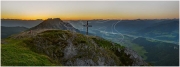 Stoderzinken, Morgenstimmung, Gipfel, Gipfelkreuz, Ennstal, Aussicht, Wandern,