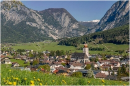 Gröbming, Kirche, Frühling, Ennstal, Foto, Bild,