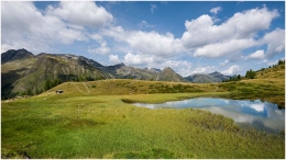 Lemperkarsee, Putzentalalm, Sölktal, Wandern, Wolken,