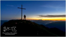 Kochofen, Sonnenaufgang, Gipfelkreuz, Morgenstimmung