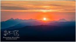 Kochofen, Gipfelkreuz, Morgenstimmung, Kleinsölk