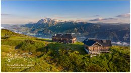 Pleschnitzzinkenhütte,  Pruggern, Alm, Luftaufnahme